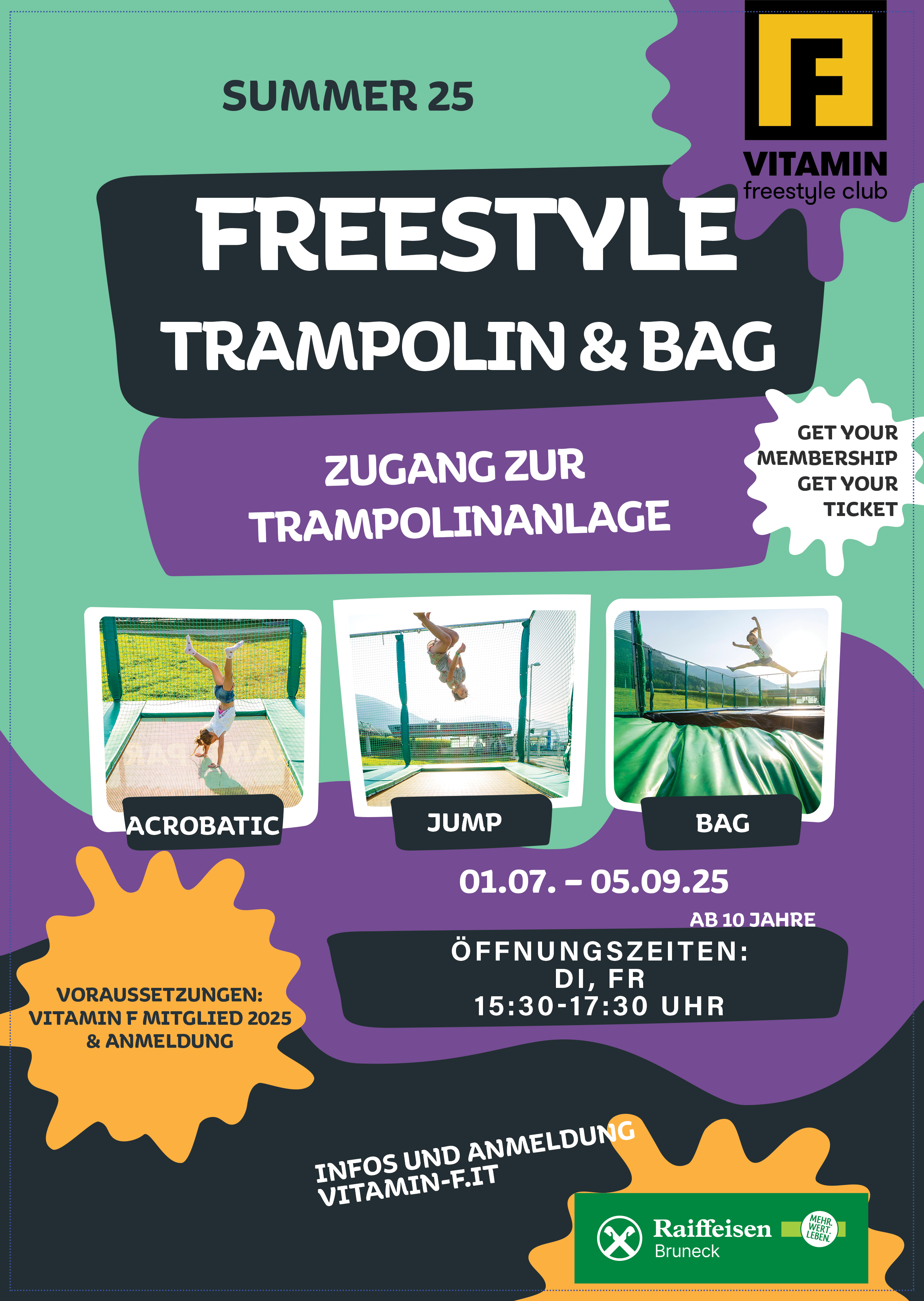 VITAMIN F - freies Trampolinspringen - Sommer 2025
