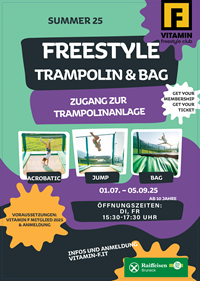 VITAMIN F - freies Trampolinspringen - Sommer 2025