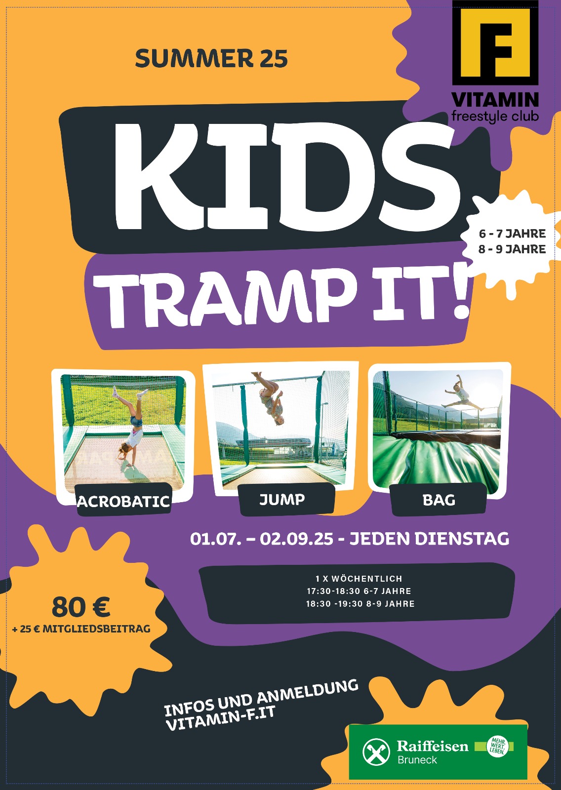 VITAMIN F - Trampolin Kurs Trampit Kids2 - Sommer 2025