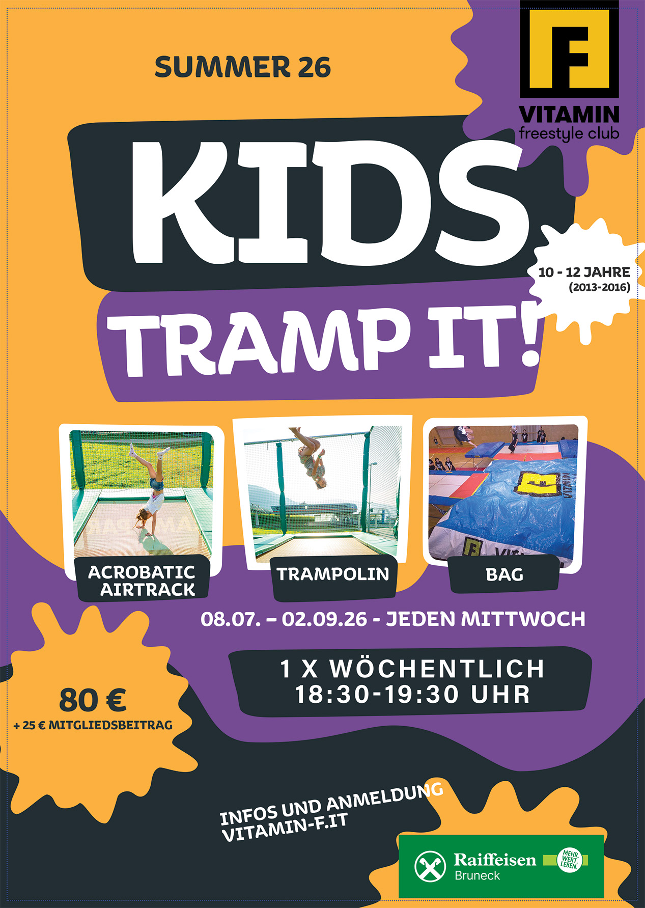 VITAMIN F - Trampolin Kurs Trampit Kids5 - Sommer 2026